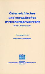 Österreichisches und europäisches Wirtschaftsprivatrecht / Arbeitsrecht