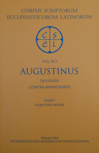 Sancti Augustini opera. De Genesi contra Manichaeos