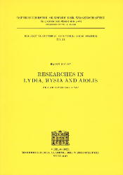 Researches in Lydia, Mysia and Aiolis