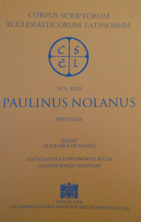 Sancti Pontii Meropii Paulini Nolani opera, pars I: Epistulae
