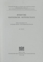 Römische Historische Mitteilungen / Römische Historische Mitteilungen 42
