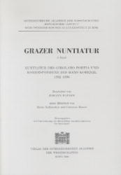 Nuntiatur des Girolamo Portia und Korresondenz des Hans Kobenzl 1592-1595