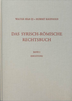 Das syrisch-römische Rechtsbuch