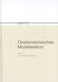Österreichisches Musiklexikon / Österreichisches Musiklexikon Band 4