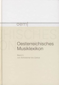 Österreichisches Musiklexikon / Österreichisches Musiklexikon Band 5