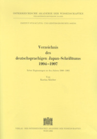 Verzeichnis des deutschsprachigen Japanschrifttums 1994-1997