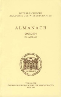Almanach der Akademie der Wissenschaften / Almanach 2003/2004