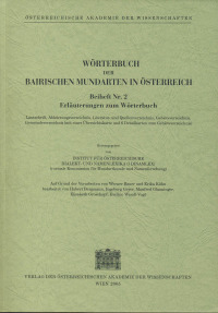 Wörterbuch der bairischen Mundarten in Österreich (WBÖ)