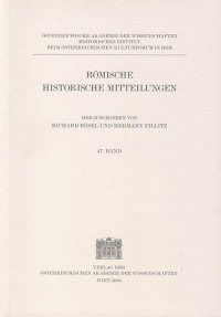 Römische Historische Mitteilungen / Römische Historische Mitteilungen Band 47/2005