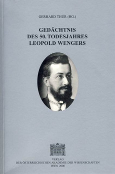 Gedächtnis des 50. Todesjahres Leopold Wengers