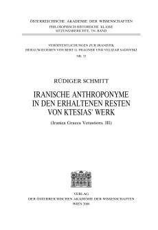 Iranische Anthroponyme in den erhaltenen Resten von Ktesias’ Werk