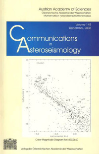 Communications in Asteroseismology - Volume 148