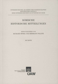 Römische Historische Mitteilungen / Römische Historische Mitteilungen Band 49/2007