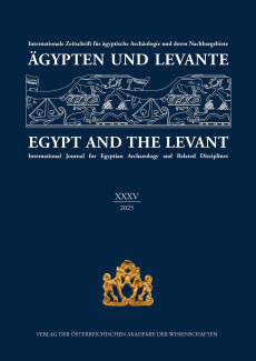 Ägypten und Levante XXXV / Egypt and the Levant XXXV (2025)