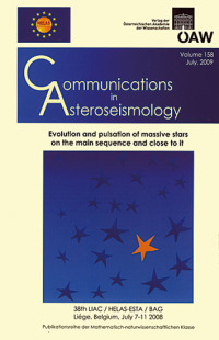Communications in Asteroseismology, Volume 158/2009