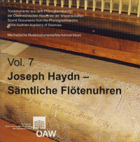 Joseph Haydn ‒ Sämtliche Flötenuhren