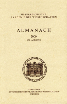 Almanach der Akademie der Wissenschaften / Almanach 2009 159. Jahrgang