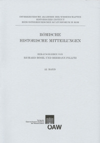 Römische Historische Mitteilungen / Römisch Historische Mitteilungen 52. Band