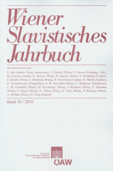 Wiener Slavistisches Jahrbuch / Wiener Slavistisches Jahrbuch Band 56/2010