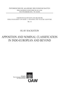 Apposition and Nominal Classification in Indo-European and Beyond