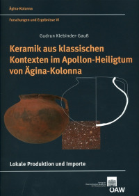 Keramik aus klassischen Kontexten im Apollon-Heiligtum von Ägina-Kolonna