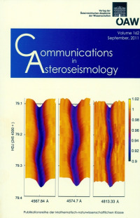 Communications in Asteroseismology Volume 162 2011