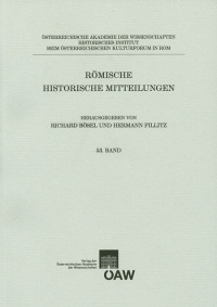 Römische Historische Mitteilungen / Römische Historische Mitteilungen 53/2011