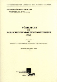 Wörterbuch der bairischen Mundarten in Österreich (WBÖ) / Wörterbuch der bairischen Mundarten in Österreich 39. Lieferung