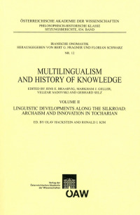 Multilingualism and History of Knowledge, Volume II