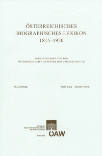 Österreichisches Biographisches Lexikon 1815-1950 / Österreichisches Biographisches Lexikon 1815-1950