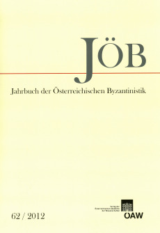 Jahrbuch der Österreichischen Byzantinistik, Band 62/2012