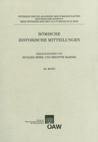 Römische Historische Mitteilungen, Band 54 (2012)