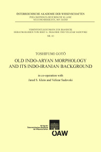 Old Indo-aryan Morphology and its Indo-iranian Background