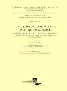 Katalog der mittelalterlichen Handschriften in Salzburg