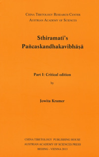 Sthiramati`s Pañcaskandhakavibhasa