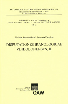 Disputationes Iranologicae Vindobonenses, II.