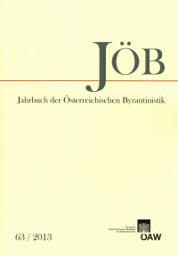 Jahrbuch der Österreichischen Byzantinistik, Band 63/2013