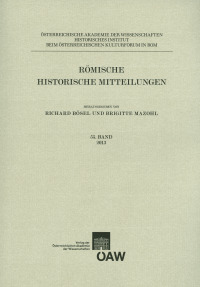 Römische Historische Mitteilungen, Band 55 (2013)