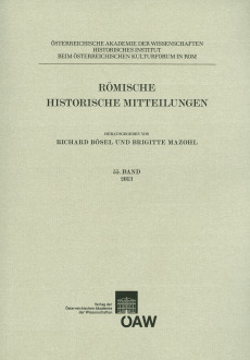 Römische Historische Mitteilungen, Band 55 (2013)