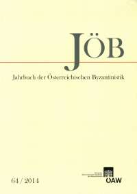 Jahrbuch der Österreichischen Byzantinistik, Band 64/2014