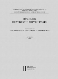 Römische Historische Mitteilungen / Römische Historische Mitteilungen 58 Band 2016