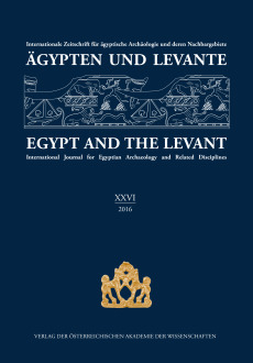 Ägypten und Levante XXVI / Egypt and the Levant XXVI (2016)
