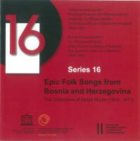 Epic Folk Songs from Bosnia and Herzegovina