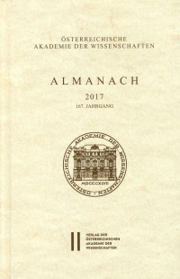 Almanach der Akademie der Wissenschaften / Almanach 167. Jahrgang 2017