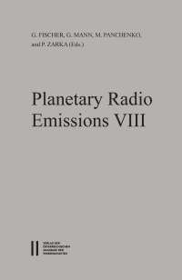 Planetary Radio Emissions / Planetary Radio Emissions VIII