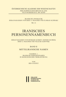 Mitteliranische Namen, Band II