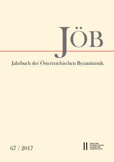 Jahrbuch der Österreichischen Byzantinistik, Band 67/2017