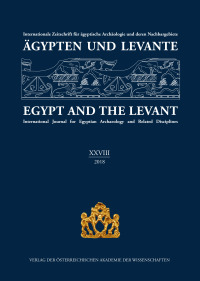 Ägypten und Levante XXVIII / Egypt and the Levant XXVIII (2018)