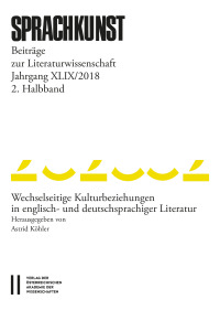 Sprachkunst ‒ Beiträge zur Literaturwissenschaft, Jahrgang XLIX/2018, 2. Halbband