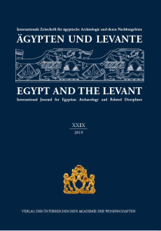 Ägypten und Levante XXIX / Egypt and the Levant XXIX (2019)
